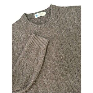 J Crew Sweater Mens Cable Knit Minimalist Quiet Luxury Preppy Academia Sweater S